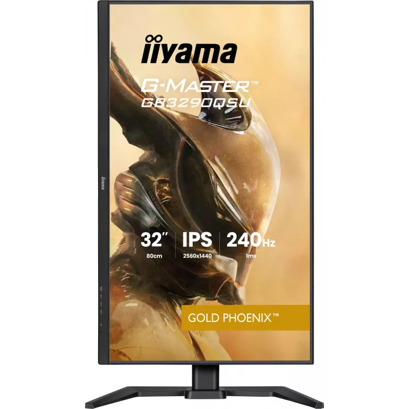 iiyama G-MASTER GB3290QSU-B1 datora monitors 80 cm (31,5 collu) 2560 x 1440 pikseļi Quad HD LED Melns