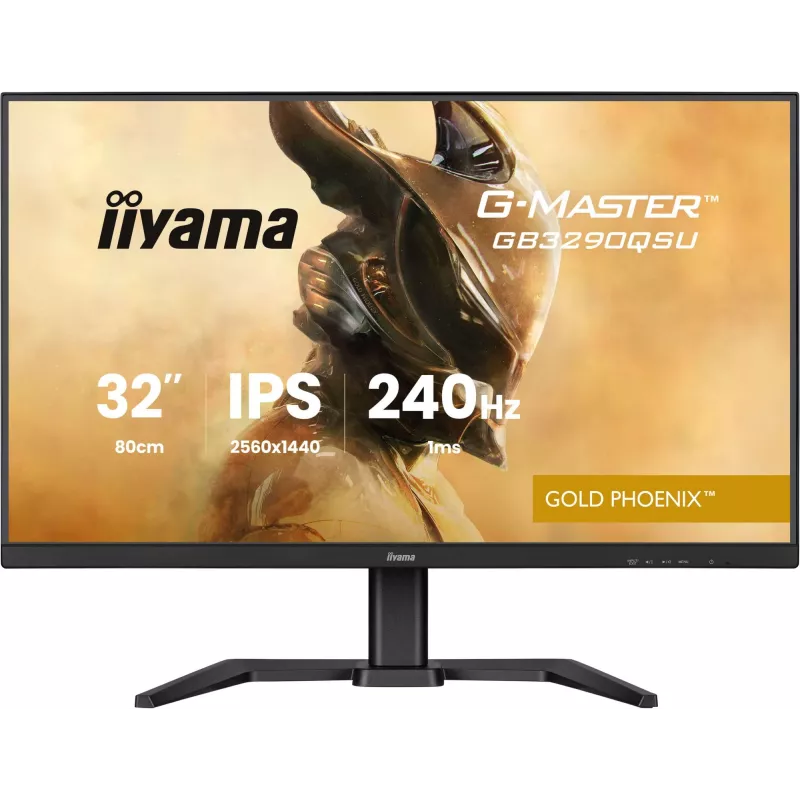 iiyama G-MASTER GB3290QSU-B1 datora monitors 80 cm (31,5 collu) 2560 x 1440 pikseļi Quad HD LED Melns