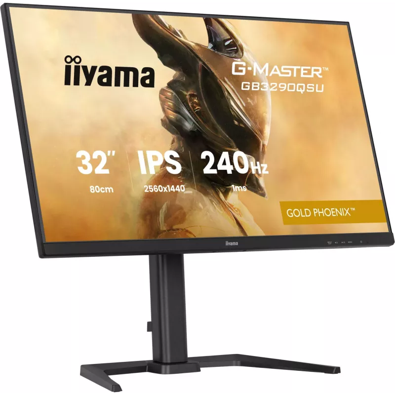 iiyama G-MASTER GB3290QSU-B1 datora monitors 80 cm (31,5 collu) 2560 x 1440 pikseļi Quad HD LED Melns