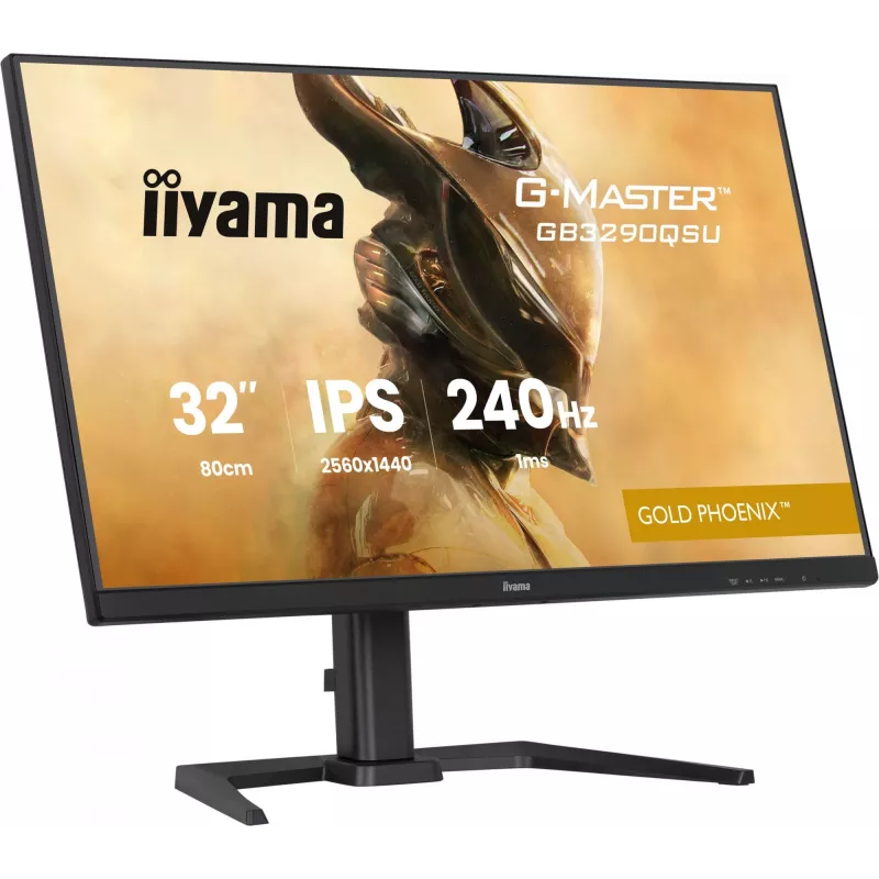 iiyama G-MASTER GB3290QSU-B1 datora monitors 80 cm (31,5 collu) 2560 x 1440 pikseļi Quad HD LED Melns
