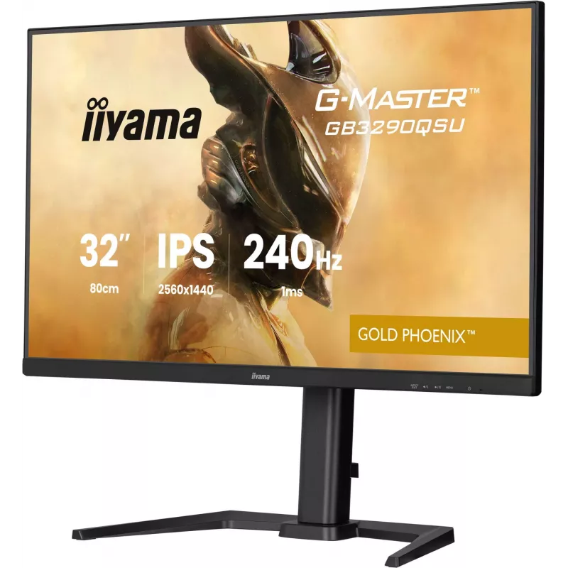 iiyama G-MASTER GB3290QSU-B1 datora monitors 80 cm (31,5 collu) 2560 x 1440 pikseļi Quad HD LED Melns
