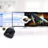 ATEN 2 portu USB 4K HDMI kabeļa KVM slēdzis ar tālvadības porta izvēlētāju