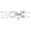 ATEN 2 portu USB 4K HDMI kabeļa KVM slēdzis ar tālvadības porta izvēlētāju