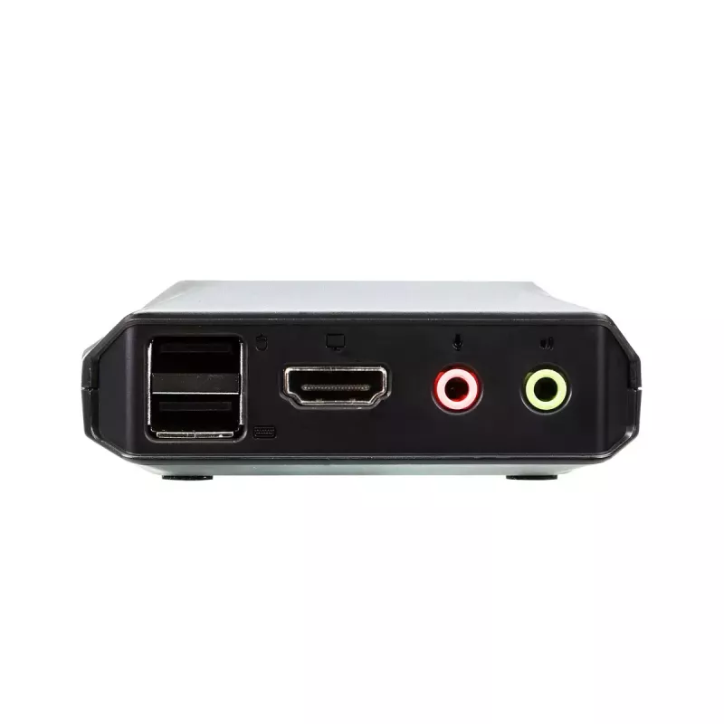 ATEN 2 portu USB 4K HDMI kabeļa KVM slēdzis ar tālvadības porta izvēlētāju