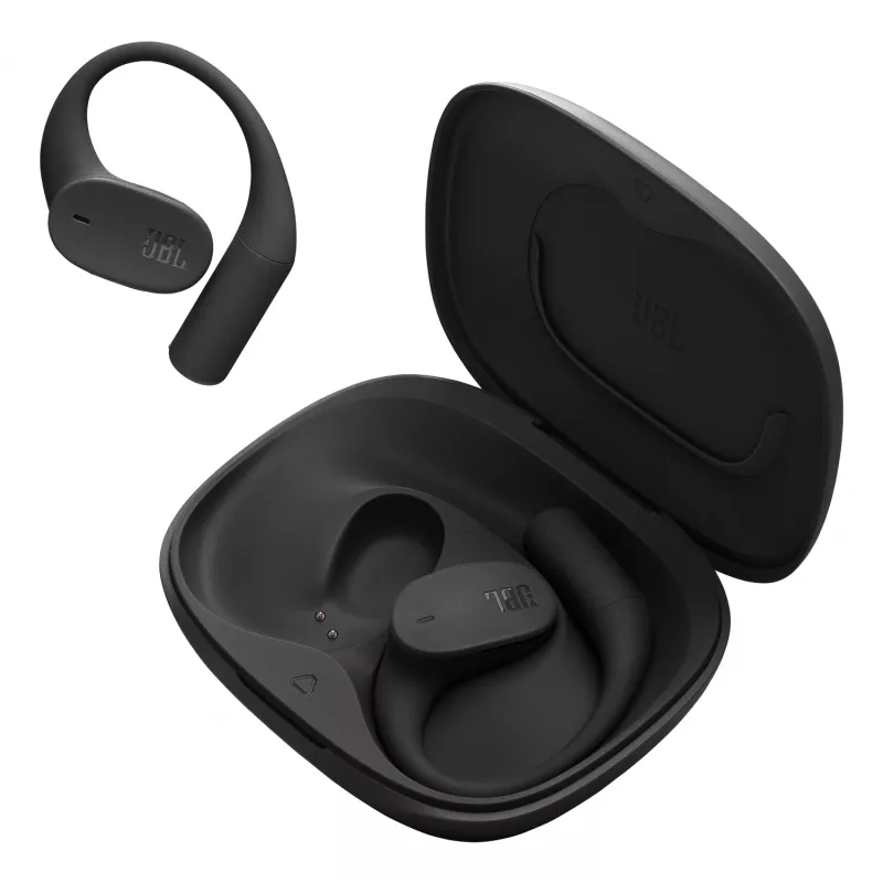 JBL Sense Lite austiņas bezvadu, ar auss āķi, zvaniem/mūzikai, Bluetooth, melnas