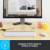 LOGITECH plāns bezvadu tastatūras un peles komplekts Mk470 - gaiši pelēks - Azerty franču