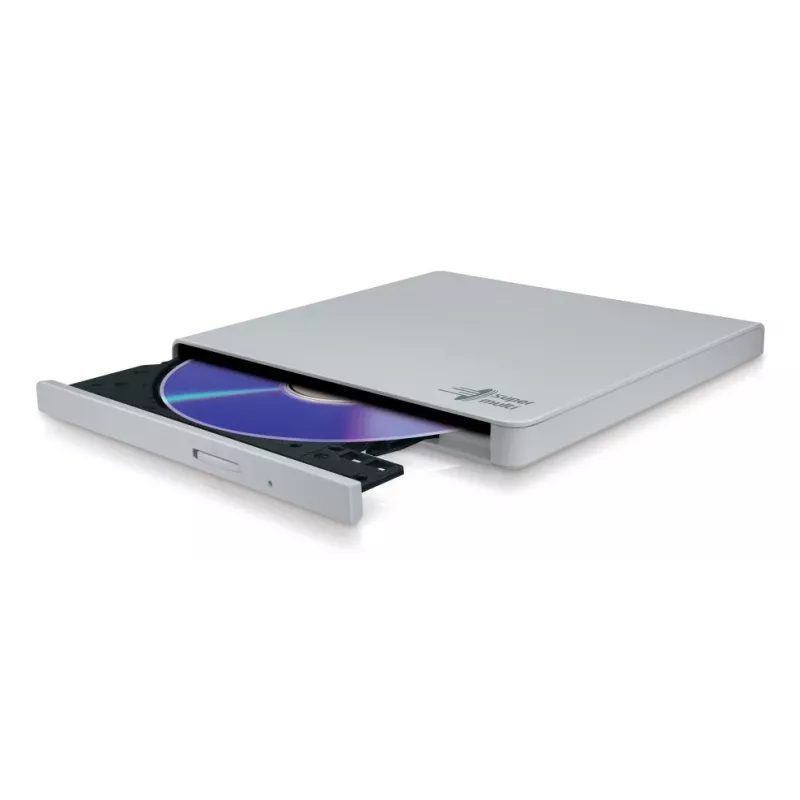 HITACHI-LG DATA STORAGE plāns Portable DVD-writer - Gp57eb40 - USB 2.0 - balta
