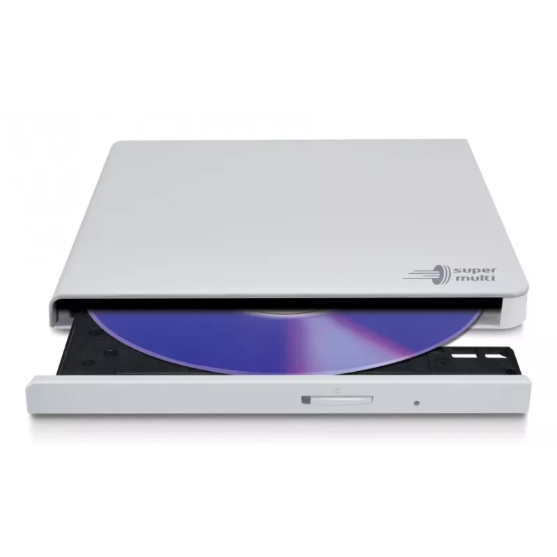 HITACHI-LG DATA STORAGE plāns Portable DVD-writer - Gp57eb40 - USB 2.0 - balta