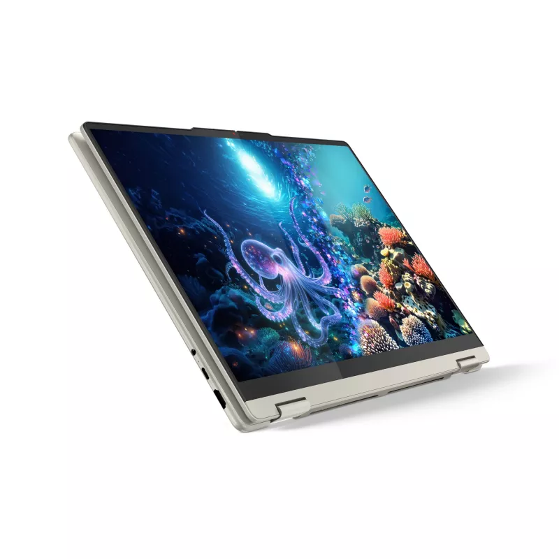 Lenovo Yoga 7 2-in-1 16AKP10 Copilot+ PC AMD Ryzen™ AI 7 350 Hybrid (2-in-1) 40,6 cm (16 inch) Skārienjūtīgs 2.8K 16 GB LPDDR5x-SDRAM 1 TB SSD Wi-Fi 7 (802.11be) Windows 11 Home German pelēka