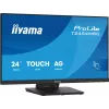 iiyama ProLite T2454MSC-B3AG datora monitors 60,5 cm (23,8 collu) 1920 x 1080 pikseļi Full HD LED skārienekrāns vairākiem lietotājiem Melns