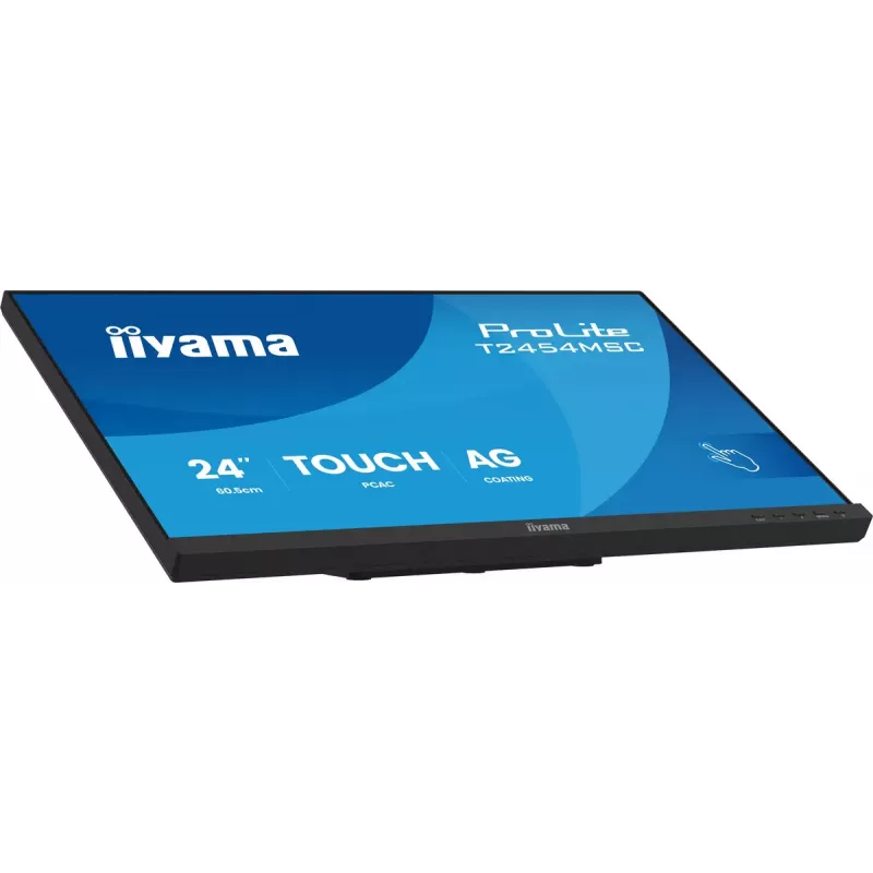 iiyama ProLite T2454MSC-B3AG datora monitors 60,5 cm (23,8 collu) 1920 x 1080 pikseļi Full HD LED skārienekrāns vairākiem lietotājiem Melns
