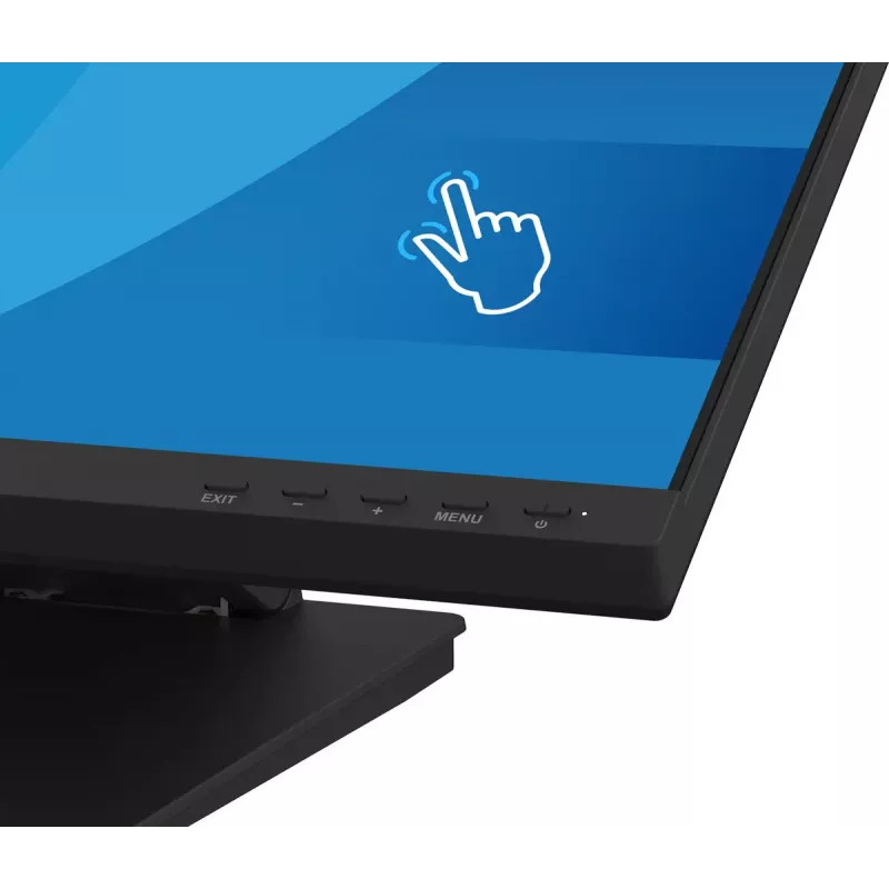 iiyama ProLite T2454MSC-B3AG datora monitors 60,5 cm (23,8 collu) 1920 x 1080 pikseļi Full HD LED skārienekrāns vairākiem lietotājiem Melns