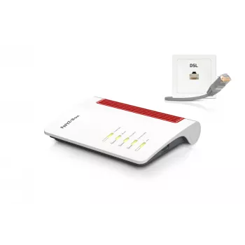 Box FRITZ 7530 bezvadu maršrutētājs Gigabit Ethernet divjoslu (2,4 GHz / 5 GHz) melns, sarkans, balts