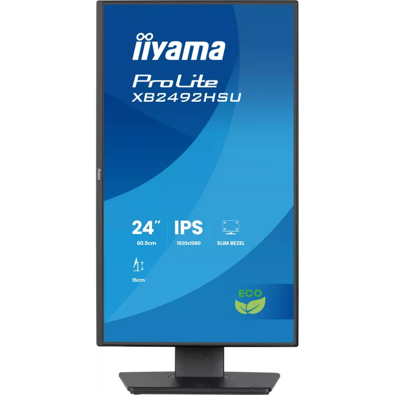 iiyama ProLite XB2492HSU-B1 datora monitors 60.5 cm (23.8 collas) 1920 x 1080 pikseļi Full HD LED Melns