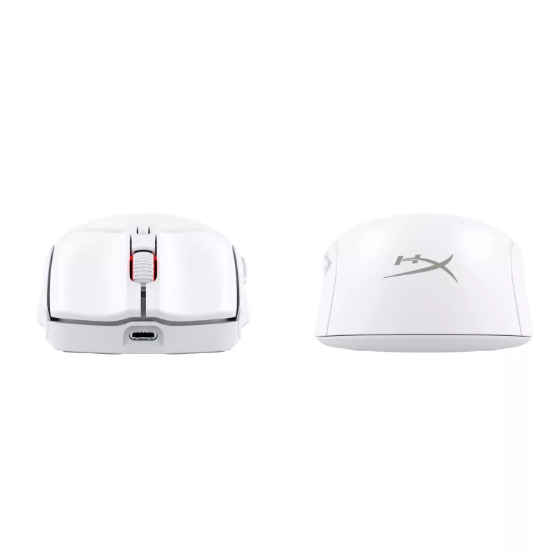 HyperX Pulsefire Haste 2 - bezvadu spēļu pele (baltā krāsā)