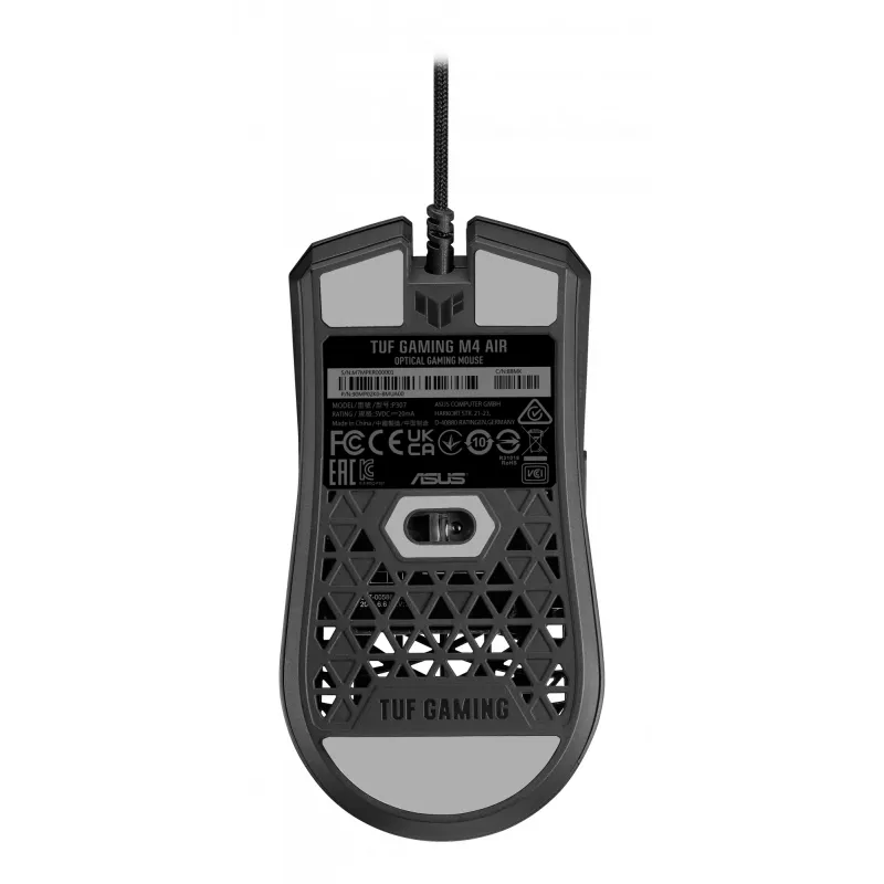 ASUS TUF Gaming M4 Air pele Ambidextrous USB Type-A Optical 16000 DPI