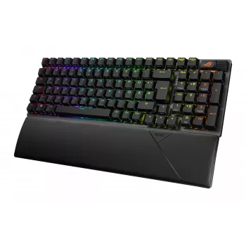 ASUS ROG Strix Scope II 96 Wireless tastatūra Gaming USB + RF Wireless + Bluetooth QWERTZ Vācu Melna
