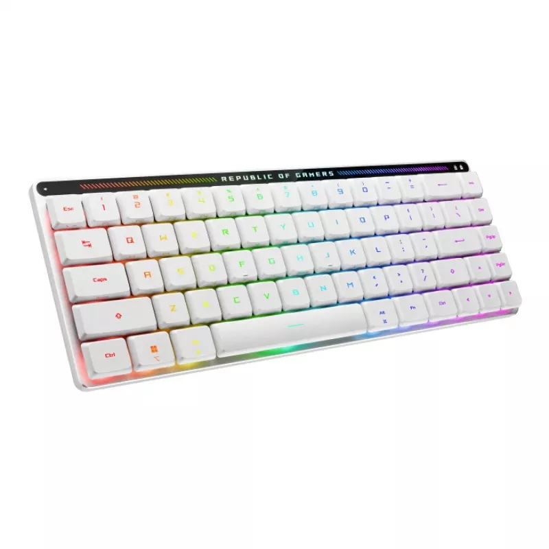 ASUS ROG Falchion RX Low Profile tastatūra Spēlēm USB + RF bezvadu + Bluetooth QWERTZ Balta