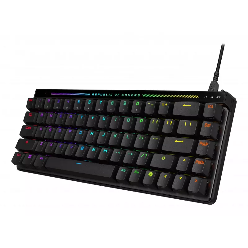 ASUS ROG Falchion Ace HFX tastatūra spēlēm USB QWERTZ vācu melna