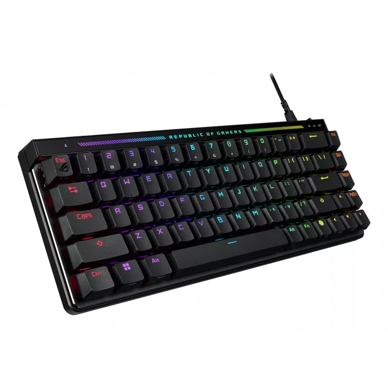 ASUS ROG Falchion Ace HFX tastatūra spēlēm USB QWERTZ vācu melna