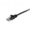 Patch kabelis Equip Cat.6 U/UTP RJ-45 0,25 m Melns
