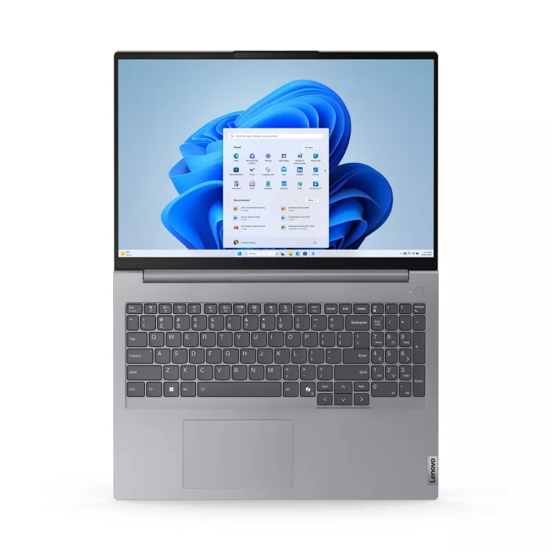 Lenovo ThinkBook 16 G7 ARP AMD Ryzen™ 5 7535HS klēpjdators 40,6 cm (16 collas) WUXGA 32 GB DDR5-SDRAM 512 GB SSD Wi-Fi 6E (802.11ax) Windows 11 Pro vācu pelēks