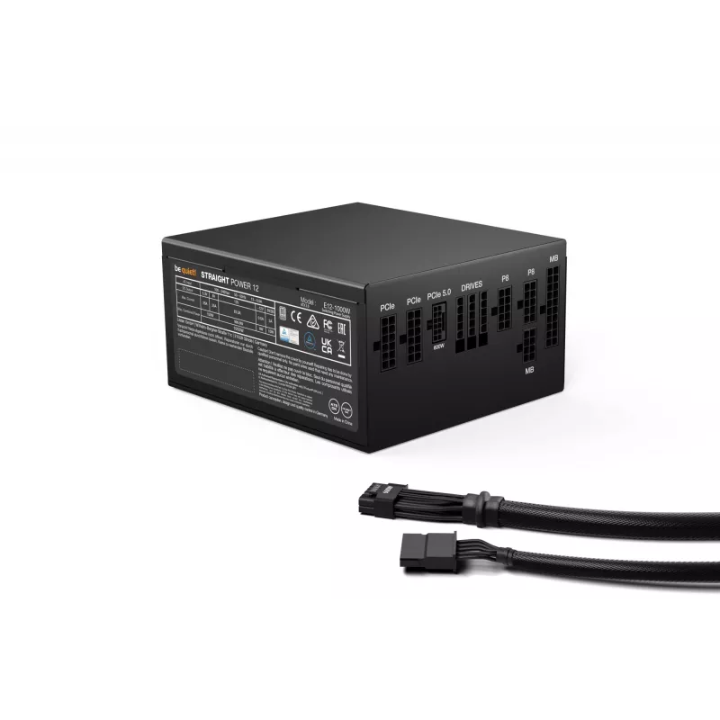 be quiet! BN338 barošanas bloks 1000 W 20+4 kontaktu ATX ATX Melns