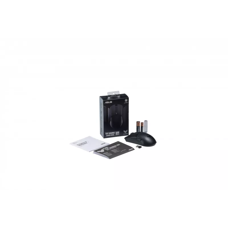 ASUS TUF Gaming M4 Wireless pele labai rokai RF Wireless + Bluetooth optiskā 12000 DPI