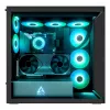 ARCTIC Xtender VG (Mirror Black) Premium E-ATX datora korpuss ar vertikālu GPU montāžu