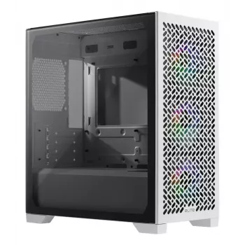 PC korpuss Cooler Master Elite 302 White mATX ar 3x 120mm ARGB ventilatoriem