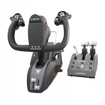 Thrustmaster TCA Yoke Pack Boeing Edition Melns, pelēka USB Fightstick PC, Xbox, Xbox One, Xbox One S, Xbox One X, Xbox Series S, Xbox Series X