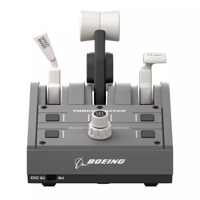 Thrustmaster TCA Yoke Pack Boeing Edition Melns, pelēka USB Fightstick PC, Xbox, Xbox One, Xbox One S, Xbox One X, Xbox Series S, Xbox Series X