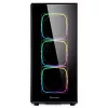 PC korpuss Sharkoon TG6 RGB Midi Tower Melns