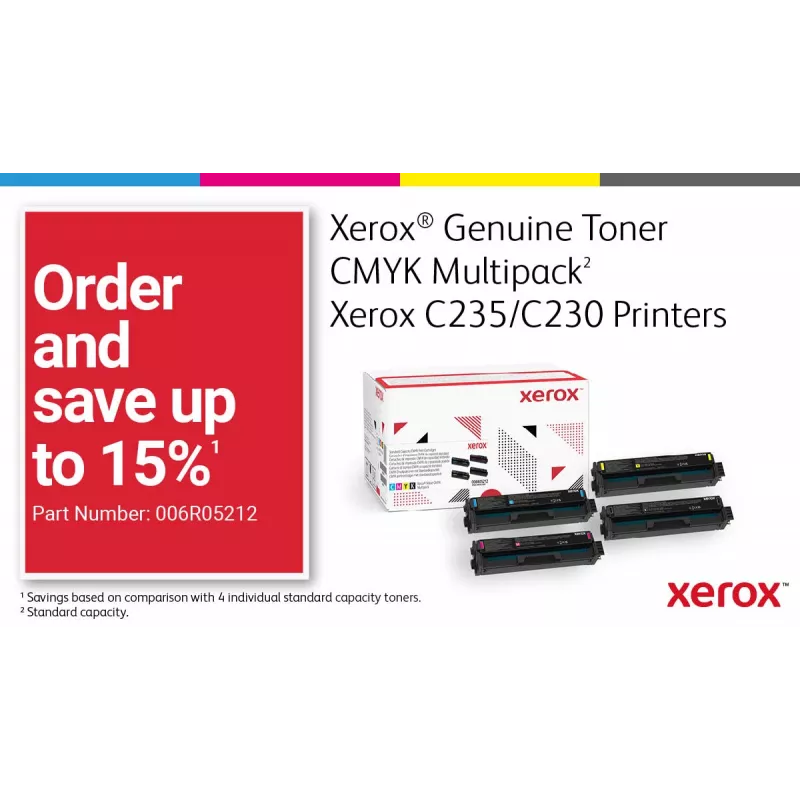 Xerox C235 A4 22ppm bezvadu kopēšana/drukāšana/skenēšana/fakss PS3 PCL5e/6 ADF 2 paplātes, kopā 251 lapa