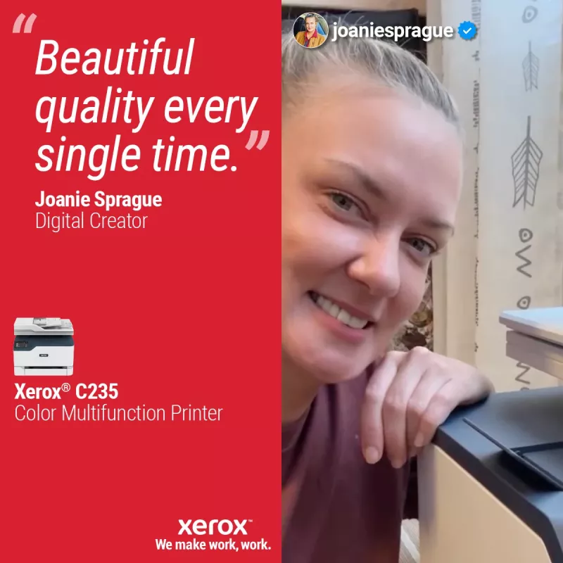 Xerox C235 A4 22ppm bezvadu kopēšana/drukāšana/skenēšana/fakss PS3 PCL5e/6 ADF 2 paplātes, kopā 251 lapa