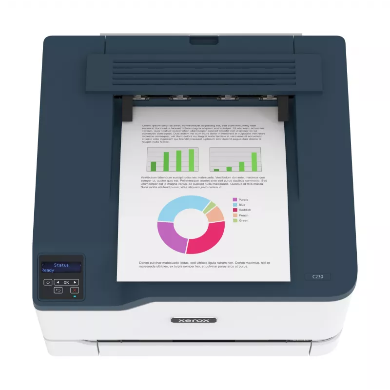 Xerox C230 A4 22ppm Bezvadu Divpusējā Druka Printeris PS3 PCL5e6 2 Paplātes Kopā 251 Lapa