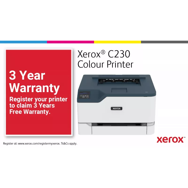 Xerox C230 A4 22ppm Bezvadu Divpusējā Druka Printeris PS3 PCL5e6 2 Paplātes Kopā 251 Lapa