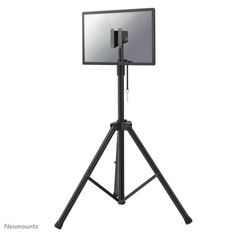 Neomounts NS-FS200Melns grīdas statīvs 10-32 collas, 15 kg, 25,4 cm (10 collas), 81,3 cm (32 collas), 75 x 75 mm, 100 x 100 mm, 1080 - 1780 mm