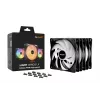 be quiet LIGHT WINGS LX 120mm PWM High Speed 3-Pack Melns Computer case Ventilators 12 cm 3 gab.
