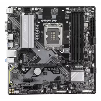 GIGABYTE B760M D3HP mātesplate - Intel Core 14. paaudzes CPU, 4+1+1 fāžu VRM, līdz 5600MHz DDR5, 2xPCIe 4.0 M.2, GbE LAN, USB 3.2 Gen 1
