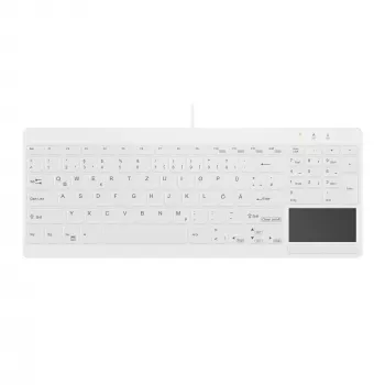 Contour Design Active Key Contour QuickClean Medical tastatūra IP68 skārienpaliktnis kompakta vadu balta DE C7412