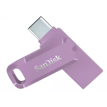 WESTERN DIGITAL SanDisk Ultra Dual Drive Go - 128GB USB zibatmiņa - USB-C / USB-A - violeta