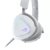 ASUS ROG Delta II austiņas, vadu un bezvadu, galvas saite, spēlēm, USB Type-C, Bluetooth, balta