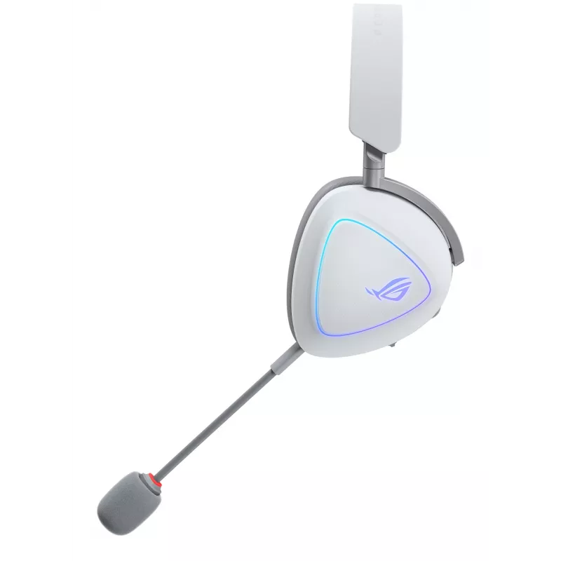 ASUS ROG Delta II austiņas, vadu un bezvadu, galvas saite, spēlēm, USB Type-C, Bluetooth, balta
