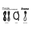 iiyama LH4365UHSB-B1 Signage Displejs Kioska dizains 108 cm (42,5 collas) LED Wi-Fi 800 cd/m² 4K Ultra HD Melns Iebūvēts procesors Android 11 24/7