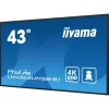 iiyama LH4365UHSB-B1 Signage Displejs Kioska dizains 108 cm (42,5 collas) LED Wi-Fi 800 cd/m² 4K Ultra HD Melns Iebūvēts procesors Android 11 24/7