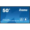 iiyama LH5065UHSB-B1AG Signage Displejs — digitālās izkārtnes plakanais panelis 125,7 cm (49,5 collas) LCD Wi-Fi 800 cd/m² 4K Ultra HD melns ar iebūvētu procesoru Android 11 24/7