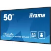 iiyama LH5065UHSB-B1AG Signage Displejs — digitālās izkārtnes plakanais panelis 125,7 cm (49,5 collas) LCD Wi-Fi 800 cd/m² 4K Ultra HD melns ar iebūvētu procesoru Android 11 24/7