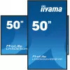 iiyama LH5065UHSB-B1AG Signage Displejs — digitālās izkārtnes plakanais panelis 125,7 cm (49,5 collas) LCD Wi-Fi 800 cd/m² 4K Ultra HD melns ar iebūvētu procesoru Android 11 24/7