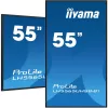 iiyama LH5565UHSB-B1 Signage Displejs Kioska dizains 138.7 cm (54.6 collas) LED Wi-Fi 800 cd/m² 4K Ultra HD Melns Iebūvēts procesors Android 11 24/7
